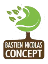 Logo Bastien Nicolas Concept